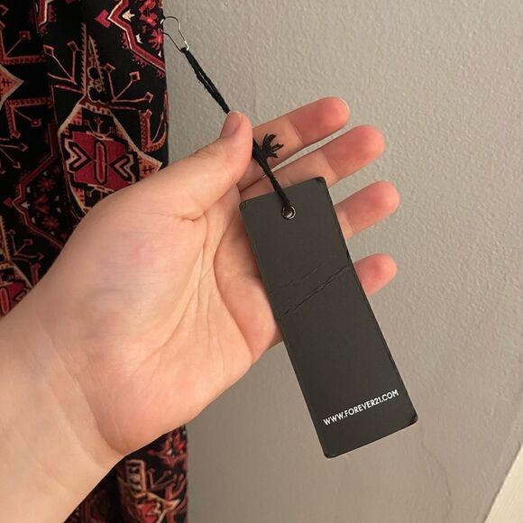 NWT forever21 fringe dress - geometric pattern - adjustable straps - Picture 6 of 8